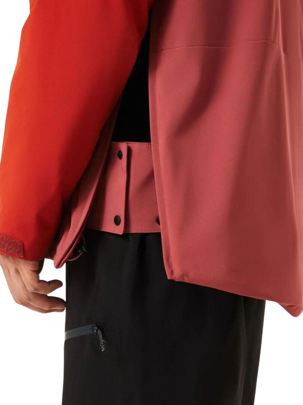 Kurtka narciarska męska Oakley TNP TBT Insulated Anorak Flame Red/Rosewood