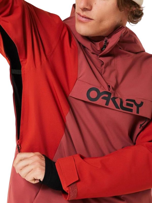 Kurtka narciarska męska Oakley TNP TBT Insulated Anorak Flame Red/Rosewood