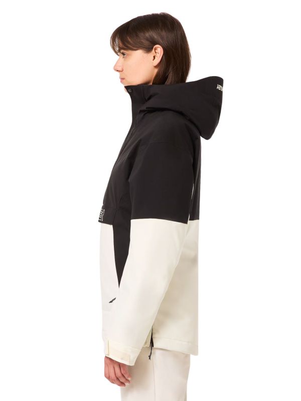 Kurtka narciarska damska Oakley WMNS TNP TBT Insulated Anorak Arctic White/Blackout