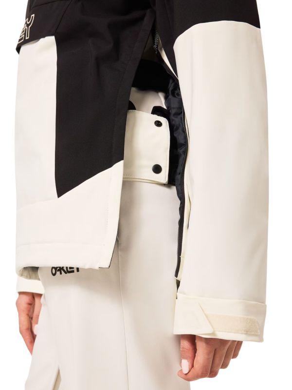 Kurtka narciarska damska Oakley WMNS TNP TBT Insulated Anorak Arctic White/Blackout