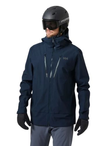 Kurtka narciarska męska Helly Hansen Alpha Long Navy