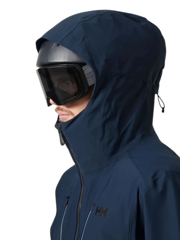 Kurtka narciarska męska Helly Hansen Alpha Long Navy