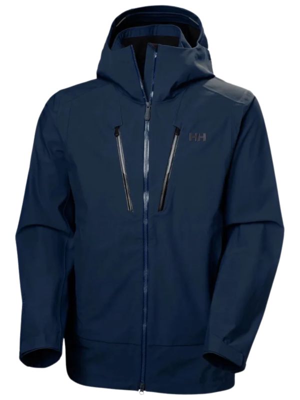 Kurtka narciarska męska Helly Hansen Alpha Long Navy