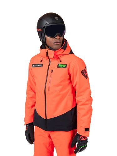 Kurtka narciarska Rossignol Hero Blackside Insulated Neon Red