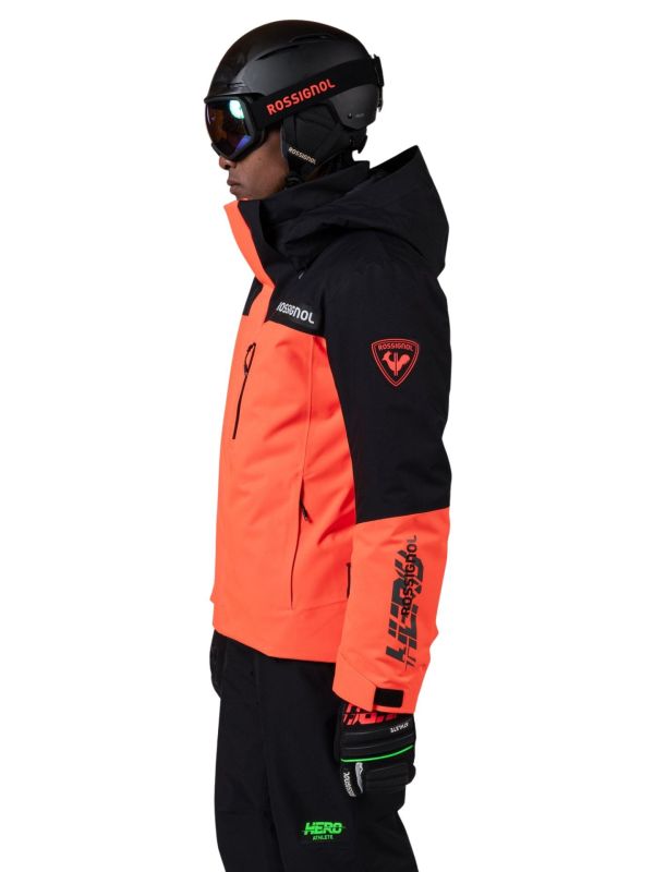 Kurtka narciarska Rossignol Hero Velika Insulated Neon Red