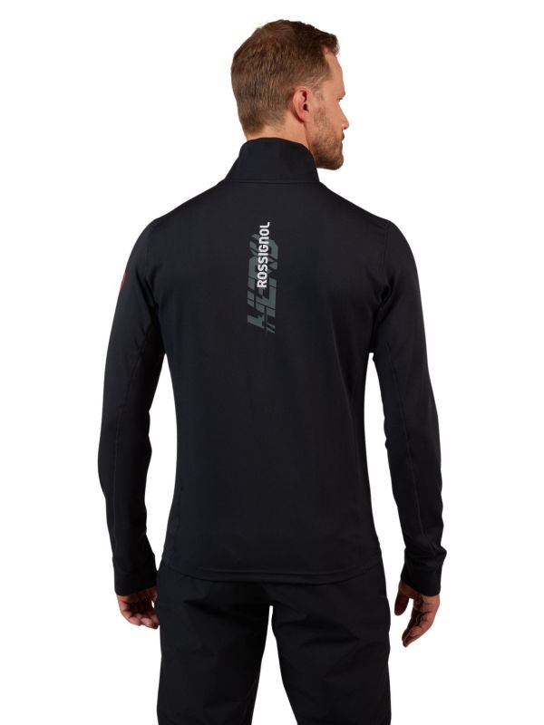 Bluza narciarska męska Rossignol Hero Mid Layer Stretch Black