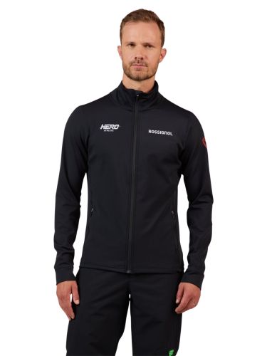 Bluza narciarska męska Rossignol Hero Mid Layer Stretch Black