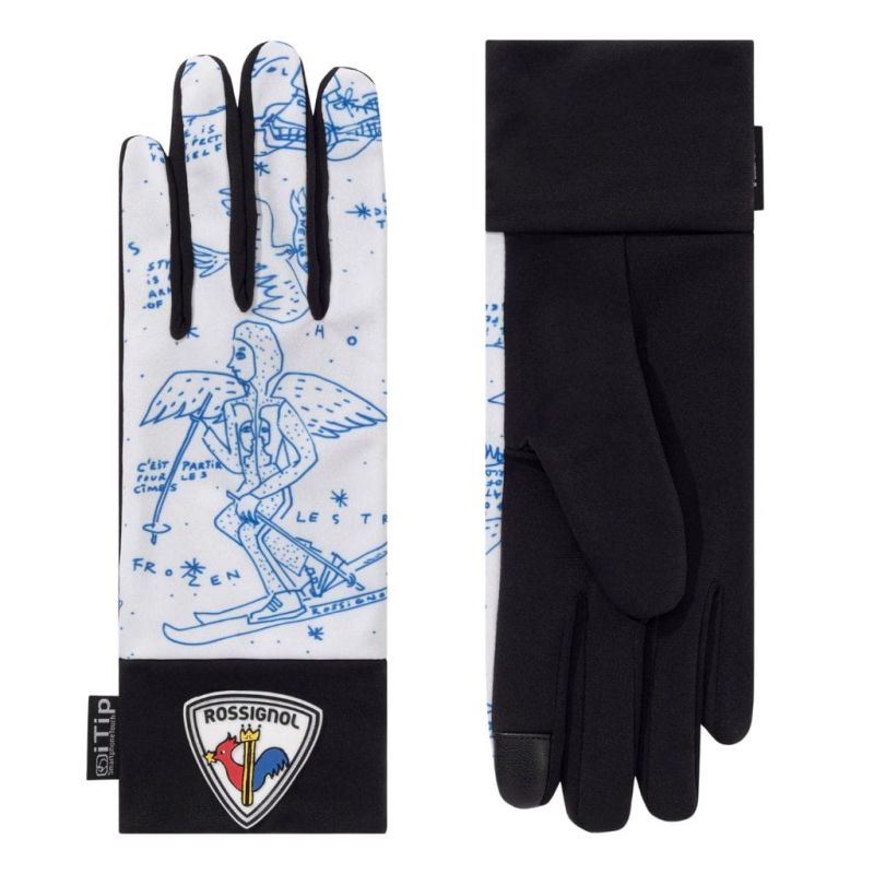 Rękawiczki damskie Rossignol JCC iTips Snow Angel Artic Print