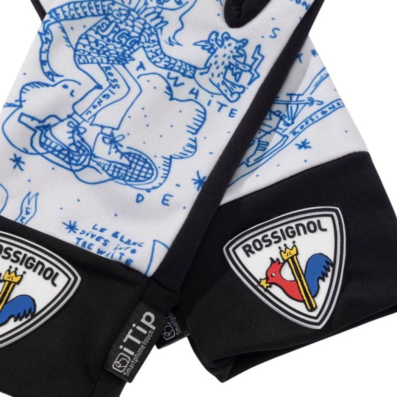 Rękawiczki damskie Rossignol JCC iTips Snow Angel Artic Print