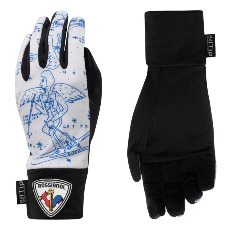 Rękawiczki damskie Rossignol JCC iTips Snow Angel Artic Print