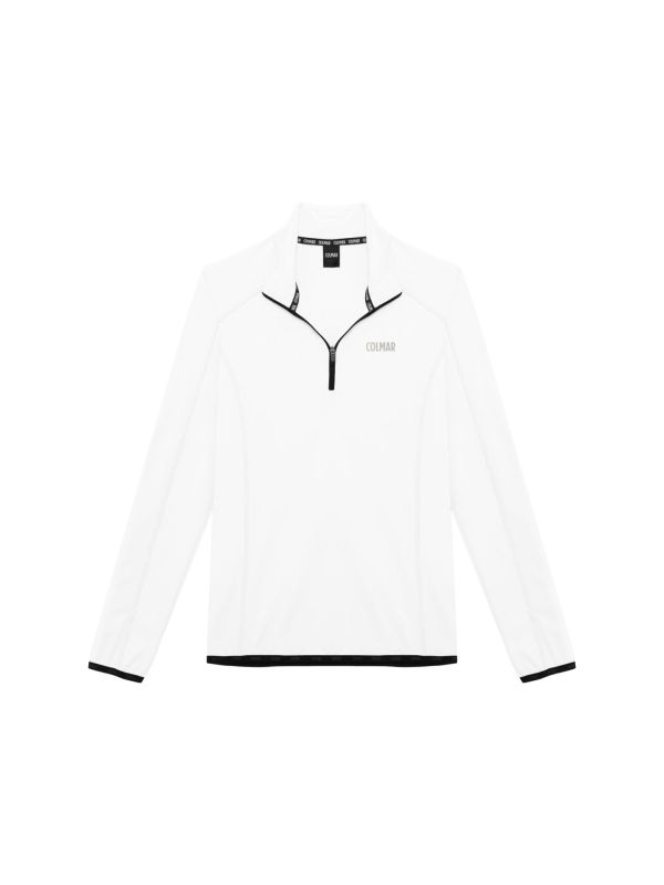 Bluza damska Colmar Half Zip Tech Sweatshirt White
