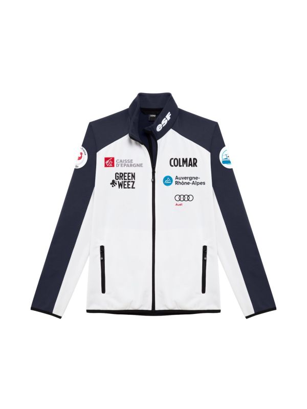 Bluza męska Colmar Full Zip Stretch Fleece White Blue