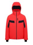 Kurtka narciarska męska Colmar Traditional Striped Padded Jacket Ketchup Black