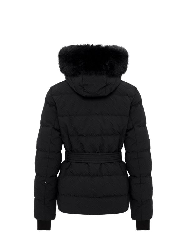 Kurtka narciarska damska Colmar Puffy Parka Embossed Extra Warm Down Jacket Black