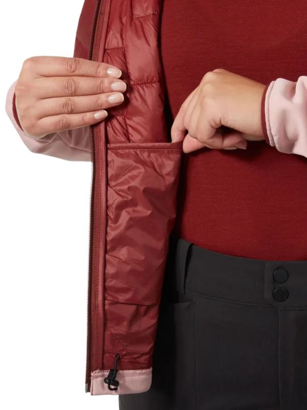 Kurtka damska Helly Hansen LIFALOFT™ Hybrid Insulator Mars Red