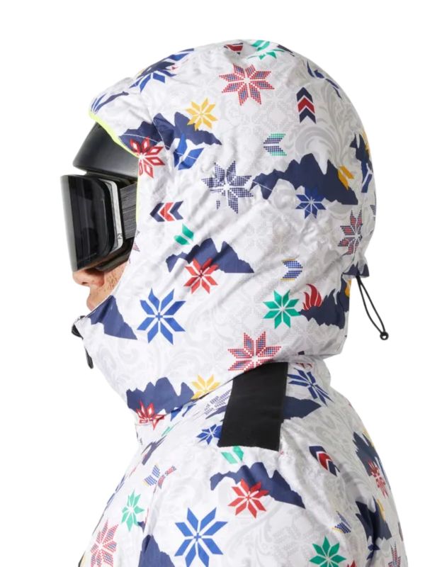 Kurtka narciarska męska Helly Hansen Kvitfjell Race Puffy White Olympics