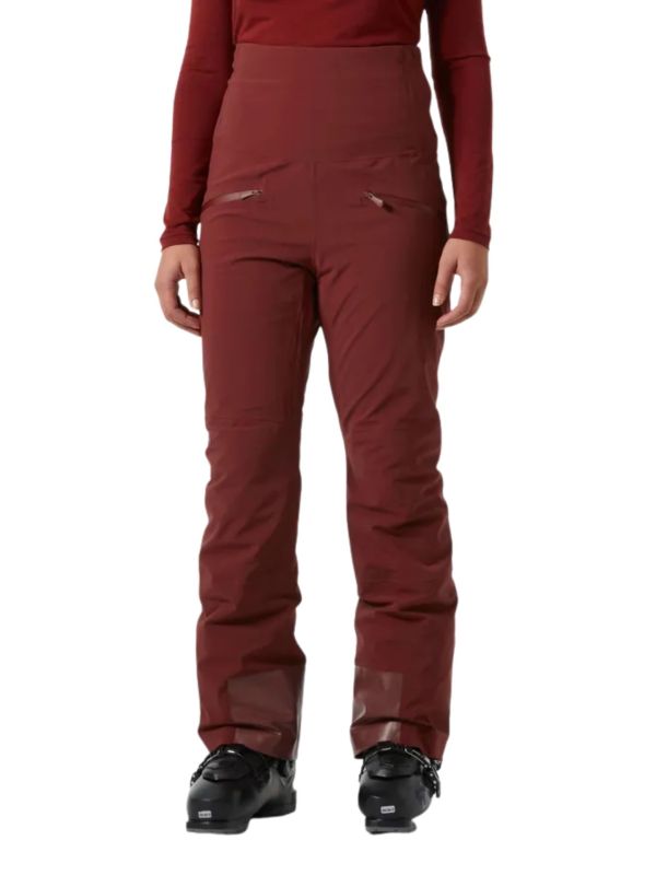 Spodnie narciarskie damskie Helly Hansen Alphelia High Waist Mars Red