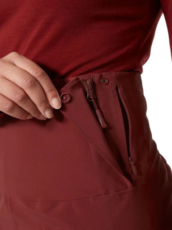 Spodnie narciarskie damskie Helly Hansen Alphelia High Waist Mars Red