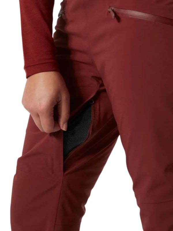 Spodnie narciarskie damskie Helly Hansen Alphelia High Waist Mars Red