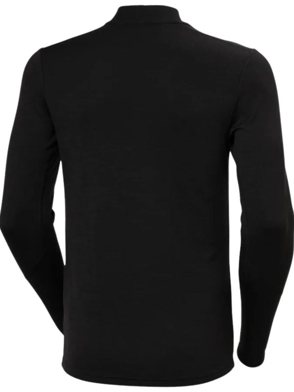 Koszulka Termoaktywna Helly Hansen Lifa Merino Midw Logo Black