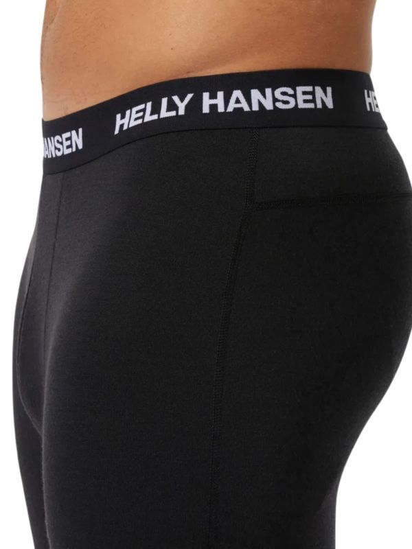 Spodnie termoaktywne męskie Helly Hansen Lifa Merino Midweight 3/4 Black