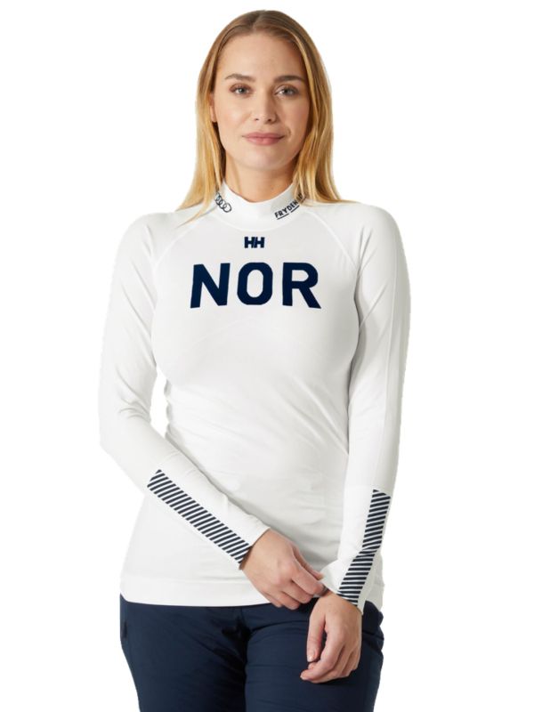 Koszulka termoaktywna Helly Hansen Lifa Seamless Racing Top White