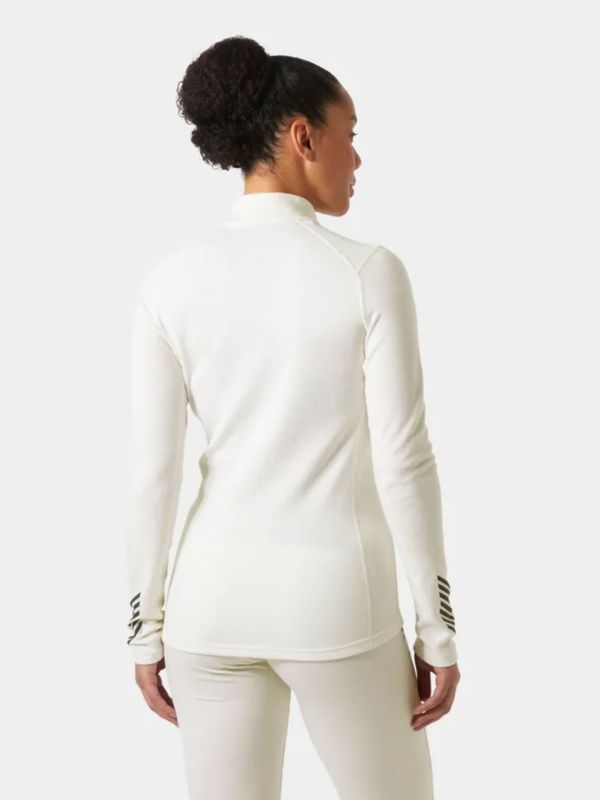 Koszulka termoaktywna damska Helly Hansen Lifa Merino Graphic Off White