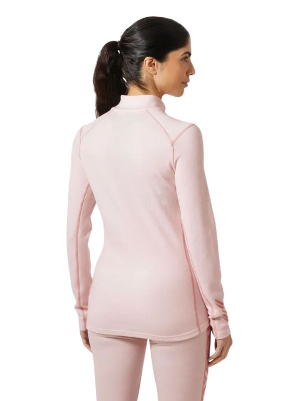 Koszulka termoaktywna damska Helly Hansen Lifa Merino Graphic Pink Tint