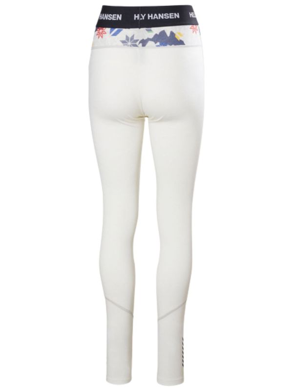 Spodnie termoaktywne damskie Helly Hansen Lifa Merino Graphic Off White