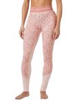 Spodnie termoaktywne damskie Helly Hansen Lifa Merino Graphic Pink Tint