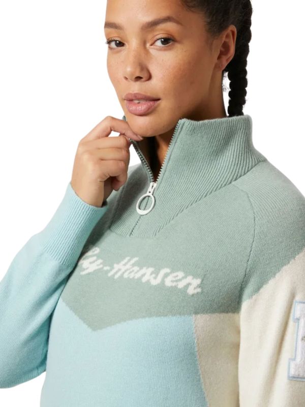 Sweter damski Helly Hansen Apres Knitted Barely Blue