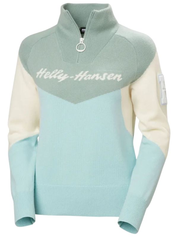 Sweter damski Helly Hansen Apres Knitted Barely Blue