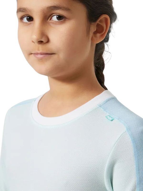 Bielizna termoaktywna dziecięca Helly Hansen Lifa Merino Set Light Cyan