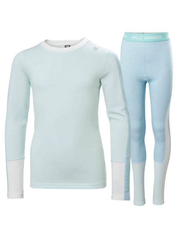 Bielizna termoaktywna dziecięca Helly Hansen Lifa Merino Set Light Cyan