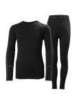 Bielizna termoaktywna dziecięca Helly Hansen Lifa Merino Set Black