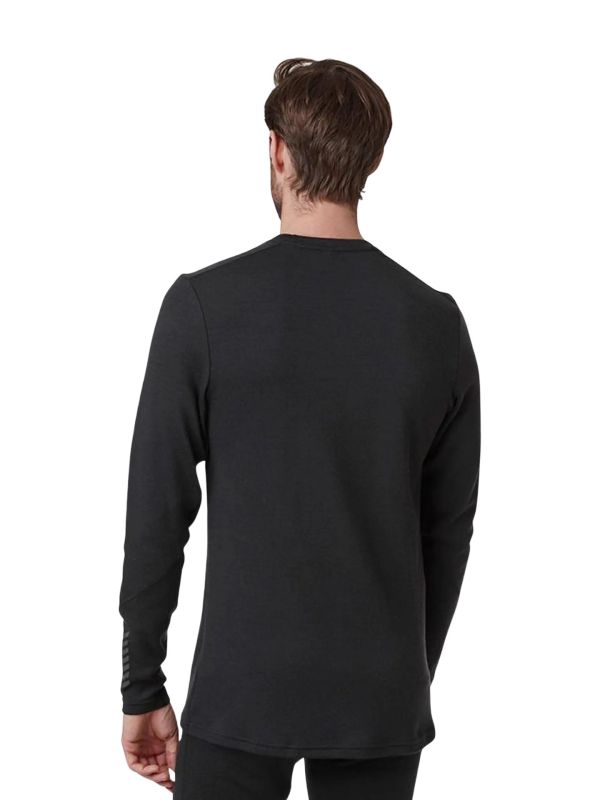Koszulka Termoaktywna Helly Hansen Lifa Merino Midweight Crew Black