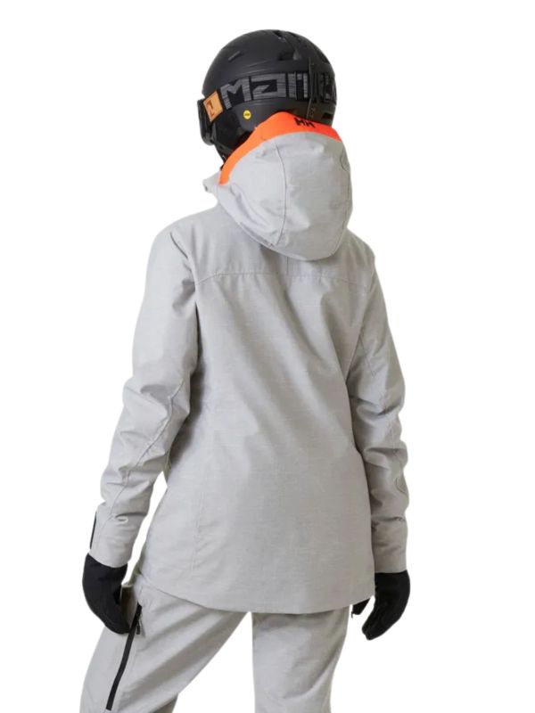 Kurtka Narciarska Helly Hansen W Powderqueen 3.0 Jacket Szara