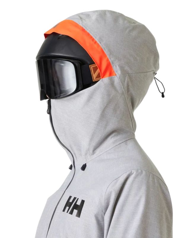 Kurtka Narciarska Helly Hansen W Powderqueen 3.0 Jacket Szara