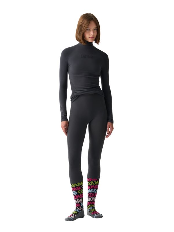 Spodnie termoaktywne damskie Colmar Seamless Dryarn Tights with Viroblock Eclipse