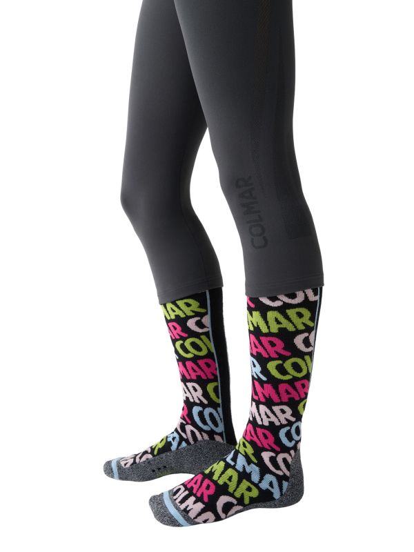 Spodnie termoaktywne damskie Colmar Seamless Dryarn Tights with Viroblock Eclipse