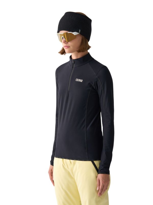Bluza damska Colmar Half Zip Tech Sweatshirt Black