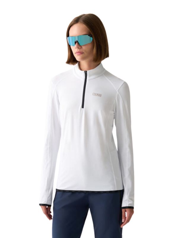 Bluza damska Colmar Half Zip Tech Sweatshirt White