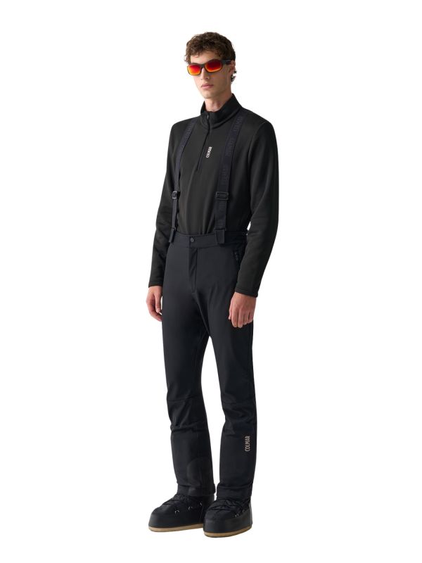 Spodnie narciarskie męskie Colmar Precision Advanced Fit Softshell Salopette Black