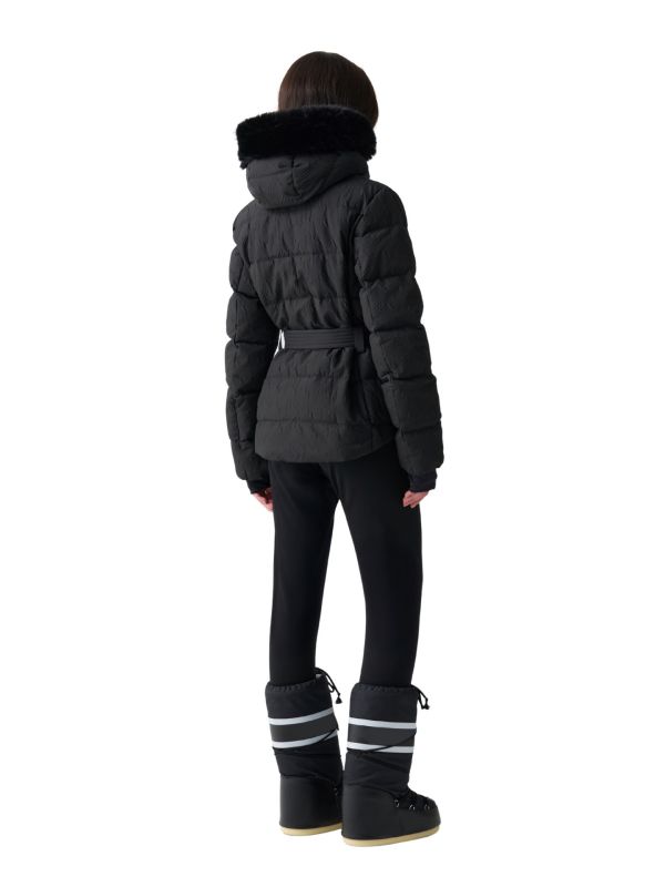 Kurtka narciarska damska Colmar Puffy Parka Embossed Extra Warm Down Jacket Black