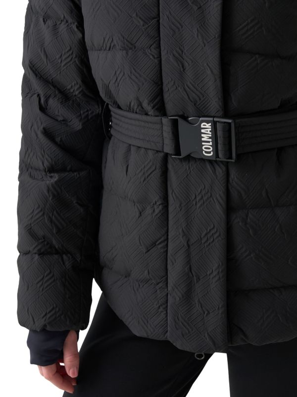 Kurtka narciarska damska Colmar Puffy Parka Embossed Extra Warm Down Jacket Black