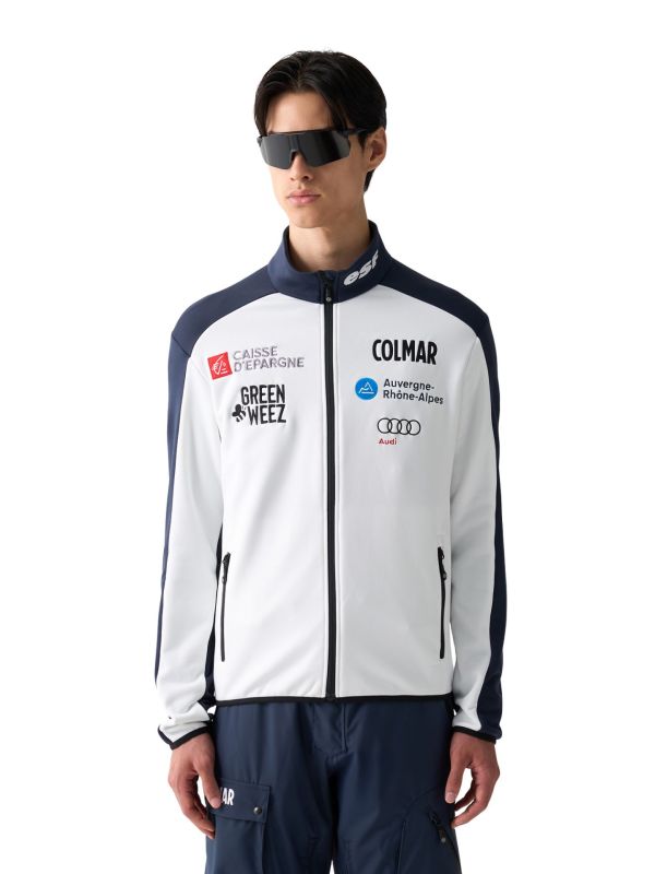 Bluza męska Colmar Full Zip Stretch Fleece White Blue