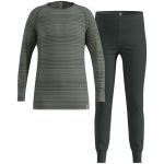 Bielizna termoaktywna - zestaw Odlo Set long ACTIVE WARM SET Navy