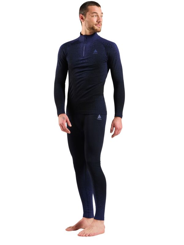 Legginsy termoaktywne męskie Odlo Blackcomb ECO Blue