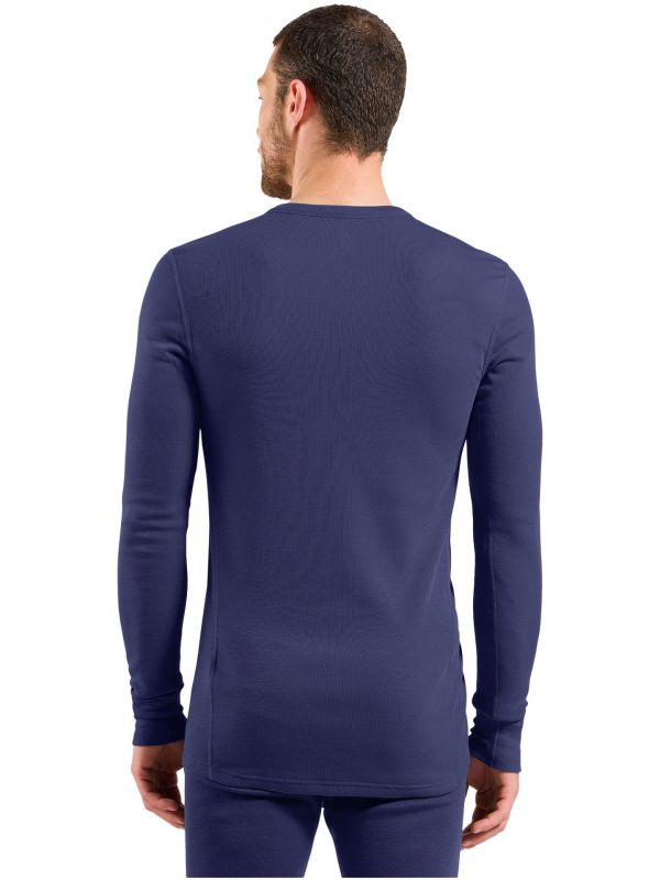 Koszulka termoaktywna męska Odlo Active Warm ECO Blue