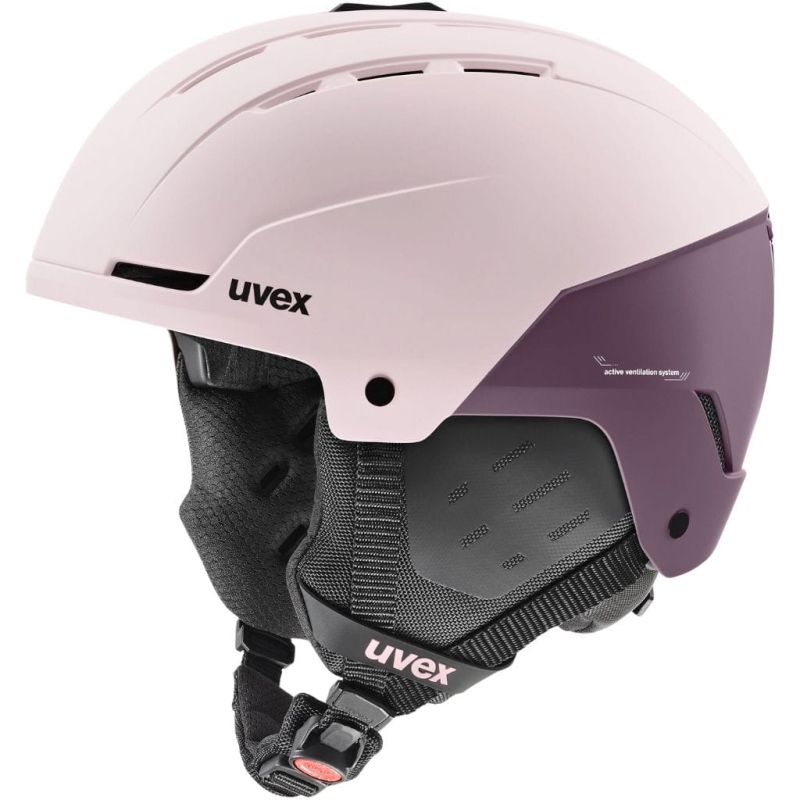 Kask narciarski UVEX Stance powder plum matt
